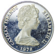 Kajmany 25 Dolarów 1978, Koronacja, Korona, st. L-