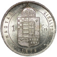Węgry 1 Forint 1879 - Franciszek Józef - Ładny stan