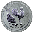 Australia 1 Dolar 2017, Rok Koguta, st. 1, uncja czystego srebra