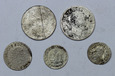 Niemcy, Prusy, zestaw monet, 5 sztuk