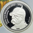 144. Togo, 100 franków 2015, Otto von Bismarck, 1 oz Ag999, st. L