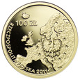 Polska 100 złotych 2011, Przewodnictw w Radzie UE, Złoto, st. L
