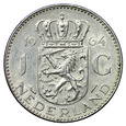 Holandia 1 Gulden 1964, Juliana, st. 2/2+