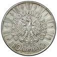 Polska, II RP 10 Złotych 1935, Józef Piłsudski #2, st. 3+