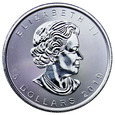 Kanada 5 Dolarów 2019 - Liść Klonu, Uncja czystego srebra