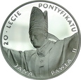 Polska 10 złotych 1998 - 20-lecie Pontyfikatu