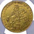 Niderlandy, Holland 14 Guldenów 1761, PCGS AU58