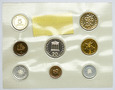 143. Grecja, Set 1978, PROOF, Zestaw monet, 8 sztuk, blister