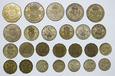 Zestaw monet, Wielka Brytania, 25 sztuk, 169g
