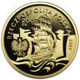 Polska 200 złotych 2007 - Konrad Korzeniowski, Joseph Conrad, Złoto