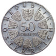 Austria 50 Szylingów 1968, 50 lat republiki, st. L-