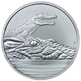 Australia 2 Dolary 2019 - Krokodyl, Dwie uncje czystego srebra