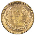 Meksyk 2 Pesos 1945, Złoto