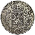 Belgia 5 Franków 1873, Leopold II, st. 3+