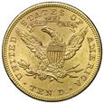 USA 10 Dolarów 1894, Liberty Head, Złoto, st. 2+