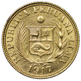 Peru 1 Libra 1917, Indianin, st. 1/1-
