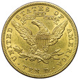 USA 10 Dolarów 1906, Liberty Head, Złoto, st. 2/2+