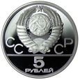 Rosja, ZSRR 5 Rubli 1980, Igrzyska Moskwa 1980, Isindi, st. L