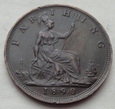 WIELKA BRYTANIA - FARTHING - 1890 - Victoria