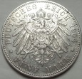 Niemcy - 5 marek - PRUSY - 1904 A - Wilhelm II