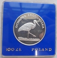 Polska - PRL - 100 złotych - Ochrona środowiska - Bocian - 1982