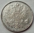 FINLANDIA - 50 PENNIA 1914 - srebro / 2