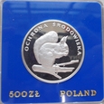 Polska - PRL - 500 złotych - Ochrona środowiska - Wiewiórka - 1985