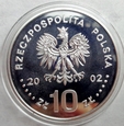 10 złotych - August II Mocny - popiersie - 2002