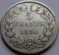 FRANCJA - 5 franków - 1834 W - Louis Philippe I