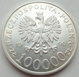 POLSKA - III RP - 100000 złotych - SOLIDARNOŚĆ 1990 - UNCJA - ag999