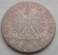 2 złote - GŁOWA KOBIETY - 1934 - srebro