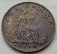 WIELKA BRYTANIA - FARTHING - 1886 - Victoria