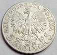 Polska - II RP : 5 złotych - Głowa Kobiety - 1933 - srebro