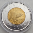 KANADA - 2 dolary - Niedźwiedź polarny - 1996-2006