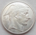 Belgia - 50 franków - 1949 - Belgique - Głowa Merkurego - srebro