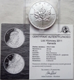 Kanada - 5 dolarów - 2011 - Liść - uncja - ag999