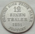 ERNST AUGUST - 1851 - 1/12 TALARA - HANNOVER