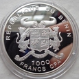 Benin - 1000 franków - 2006 - Manta / srebro