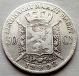 Belgia - 50 Centimes - 1898 - Leopold II - Belgen - srebro