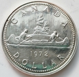 KANADA - 1 dolar 1972 - Canoe / Kajak - Elizabeth II - srebro