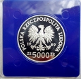 Polska - PRL : 5000 złotych - Toruń - Mikołaj Kopernik - 1989