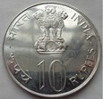 INDIE - 10 Rupees - 1973 - FAO - SREBRO