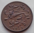Estonia - 1 Sent - 1939