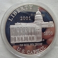 USA - 1 dolar - 2001 P - US Capitol Visitor Center - srebro