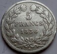 FRANCJA - 5 franków - 1836 W - Louis Philippe I