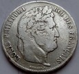 FRANCJA - 5 franków - 1836 W - Louis Philippe I