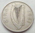 IRLANDIA - 1/2 korony - 1951 - KOŃ