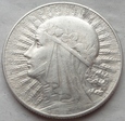 5 złotych - GŁOWA KOBIETY - 1932 - znak mennicy