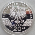 20 złotych - Zwierzęta świata - Dudek - 2000