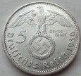 Niemcy - 5 marek - 1936 G - HINDENBURG - HK